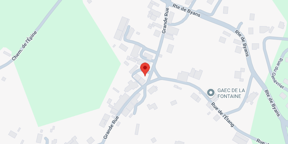 Emplacement sur Google Maps